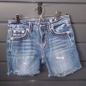 Miss Me Boyfriend Cut Off Shorts